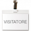 Confezione da 50 portanomi con clip