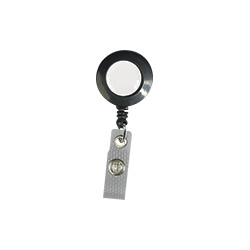 Confezione da 10 clip con cordicella accessorio portabadge e portanomi