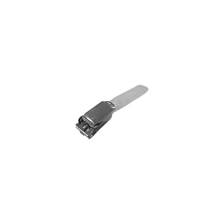 Confezione da 10 clip metallo accessorio per portabadge e portanomi