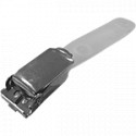 Confezione da 10 clip metallo accessorio per portabadge e portanomi