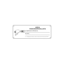 Cart. area videosorvegliata (D. LGS. n. 101 del 10/08/2018)