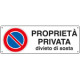 Cartello divieto di sosta