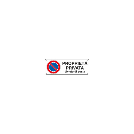 Cartello divieto di sosta