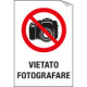 Etichetta per vetri vietato fotografare