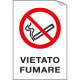 Etichetta per vetri vietato fumare