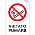 Etichetta per vetri vietato fumare