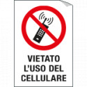 Etichetta per vetri vietato uso cellulare