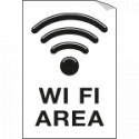Etichetta per vetri WI FI area