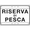 Cartello RISERVA DI PESCA