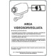Cartello AREA SOTTOPOSTA A VIDEOSORVEGLIANZA(D. LGS. n. 101 del 10/08/18)