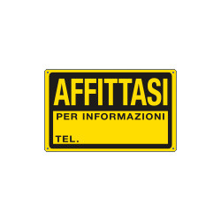 Cartello polipropilene Affittasi