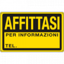 Cartello polipropilene Affittasi