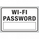Cartello " WI-FI password "