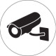 Etichetta adesiva "Area videosorvegliata"