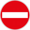 Etichetta adesiva Divieto di accesso