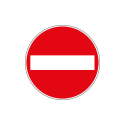 Etichetta adesiva Divieto di accesso