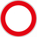 Etichetta adesiva Divieto di transito