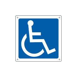 Cartello informazione disabili