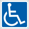 Cartello informazione disabili