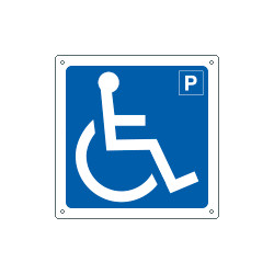 Cartello informazione parcheggio disabili