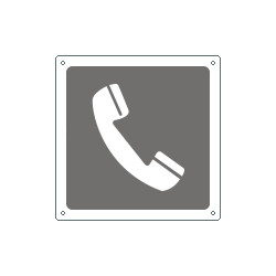 Etichetta adesiva informazione telefono