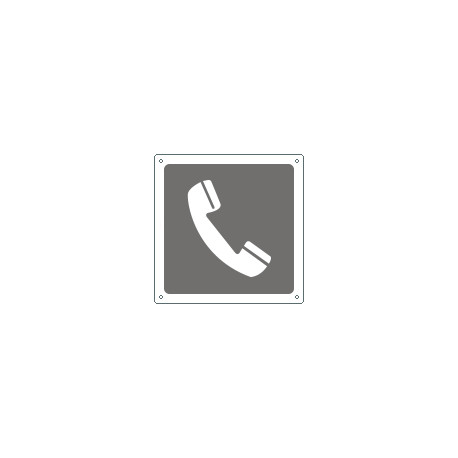 Cartello informazione telefono