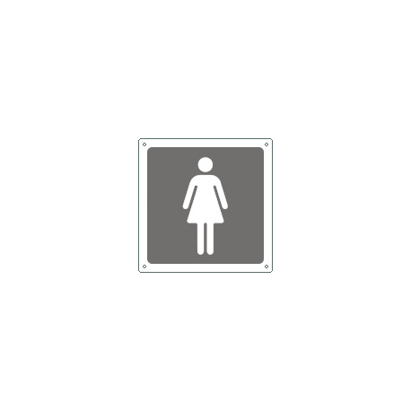 Cartello informazione toilette donne