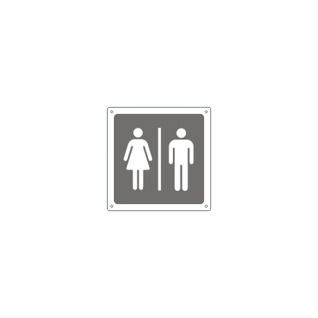 Cartello informazione toilette uomo/donna