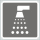Cartello informazione doccia