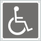Cartello informazione disabile