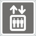 Cartello informazione ascensore