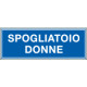 Cartello aziendale Spogliatoio donne