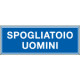 Cartello aziendale Spogliatoio uomini