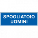 Cartello aziendale Spogliatoio uomini
