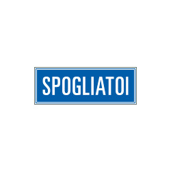 Cartello aziendale Spogliatoi