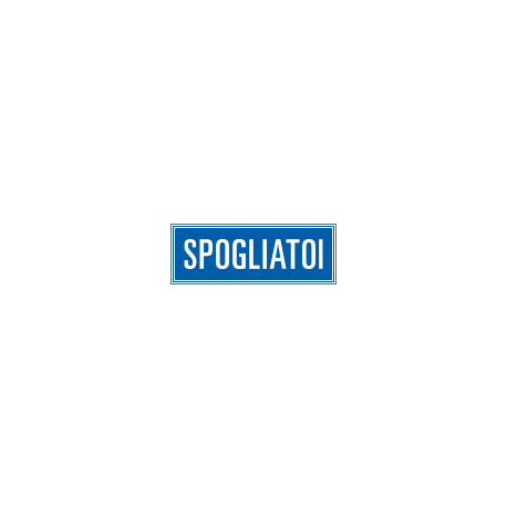 Cartello aziendale Spogliatoi