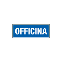 Cartello aziendale Officina