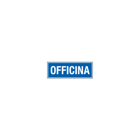 Cartello aziendale Officina