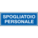 Cartello aziendale Spogliatoio personale