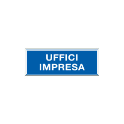 Cartello aziendale Uffici impresa