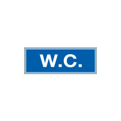 Cartello aziendale W. C.