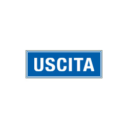 Cartello aziendale Uscita