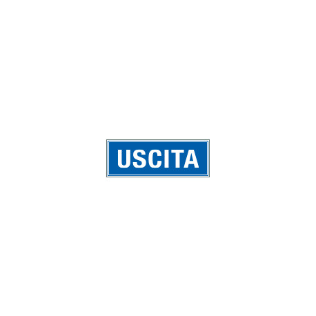 Cartello aziendale Uscita