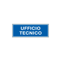 Cartello aziendale Ufficio tecnico