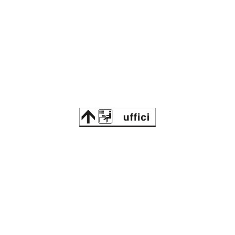 Cartello alluminio UFFICI avanti