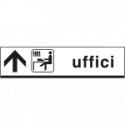 Cartello alluminio UFFICI avanti