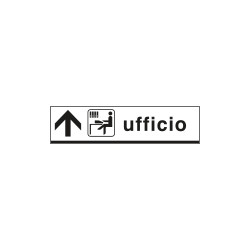 Cartello alluminio UFFICIO avanti