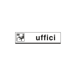 Cartello alluminio UFFICI