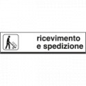 Cartello alluminio RICEVIMENTO SPEDIZIONE