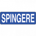 Foglio n. 1 etichette adesive fondo blu SPINGERE